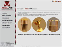 Tablet Screenshot of kesacon.com
